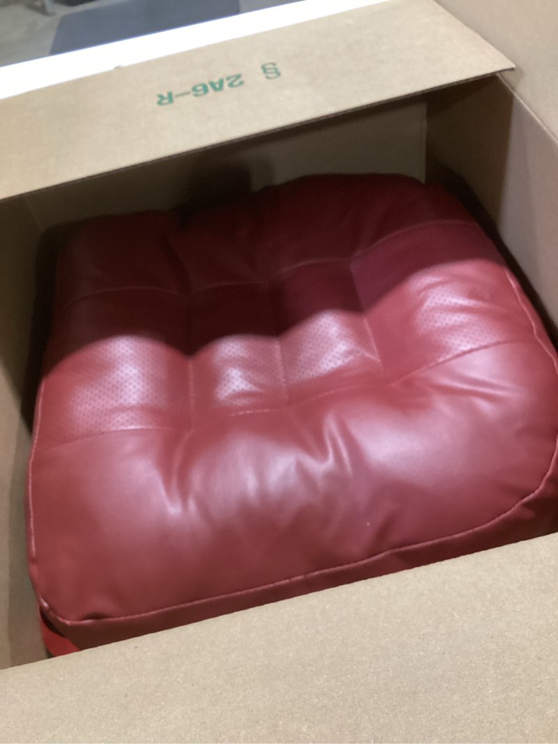 Condition photo showing Good Condition for YOUFI Super Thicken Leather Car Seat Cushion for Adults - Portable Angle Lift Seat Pad with Breathable Cover, Handle, and Buckle - Ideal for Trucks, SUVs, and Office Chairs(Black)