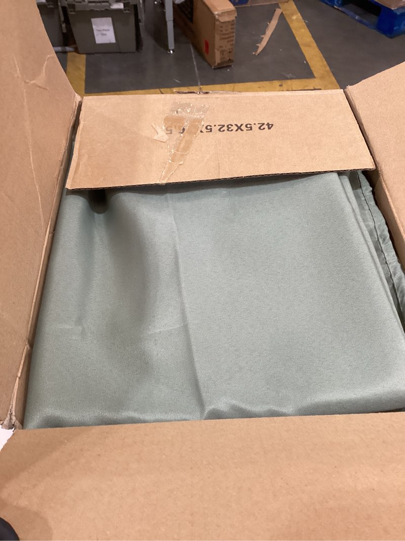 Condition photo showing As Is for 10-Pack Sage Green Tablecloths for Rectangle Tables, 60 x 102 Inches, Stain-Resistant Polyester Fabric for 6 Foot Tables - Washable Table Covers for Weddings, Birthday Parties, Events Sage Green 60x102 In, 10 Pack