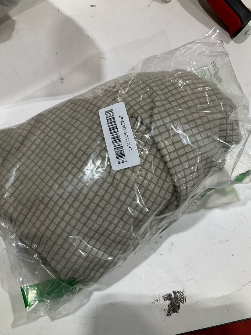 Condition photo showing Good Condition for h.versailtex super stretch individual seat cushion covers sofa covers couch cushion covers slipcover sets thick jacquard textured twill fabric (1 piece loveseat cushion cover, island fossi) island fossi 1 cushion loveseat
