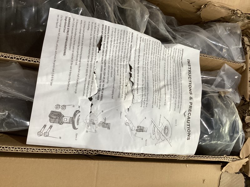 Condition photo showing As Is for Peforway struts shock absorbers 