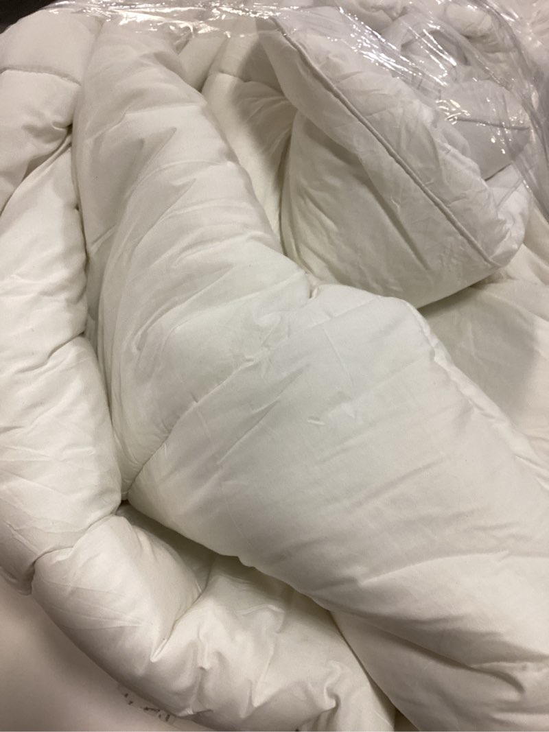Condition photo showing As Is for COONP King Mattress Topper, Extra Thick Pillowtop, Cooling Plush Mattress Pad Cover Cotton Top Bed Topper Protector with 8-21 Inch Deep Pocket White King