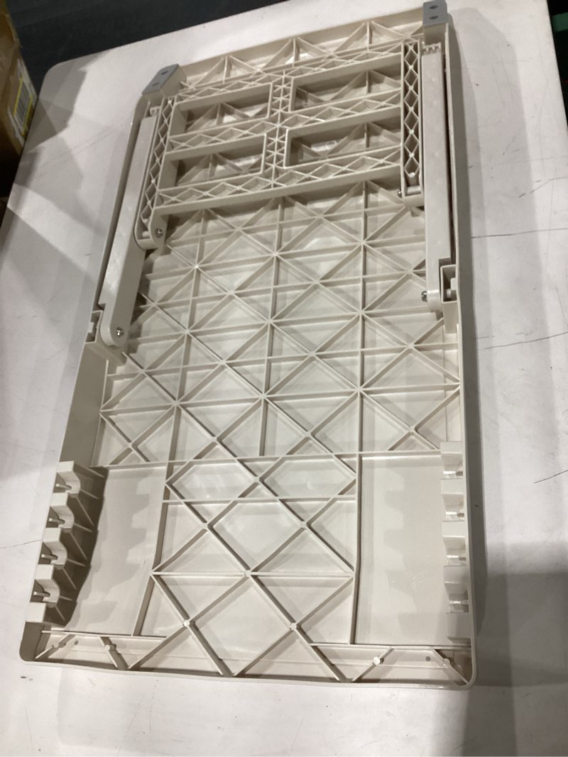Condition photo showing Good Condition for dog ramp for bed & couches – 4 heights up to 17.72", anti-slip, portable, supports 100 lbs – easy-clean pet stairs for small & senior dogs (locking mechanism improved)
