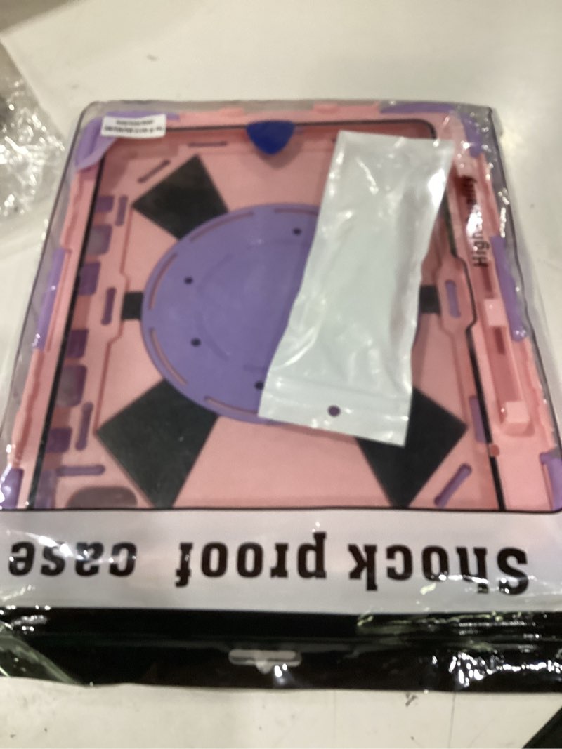 Condition photo showing New/Like New for case for ipad air 13 inch case m4 2026/m3 2025/ m2 2024, auorld for ipad air 13 inch case m4 2026 case with screen protector, 360 degree rotating stand shoulder strap pencil holder, purple pink