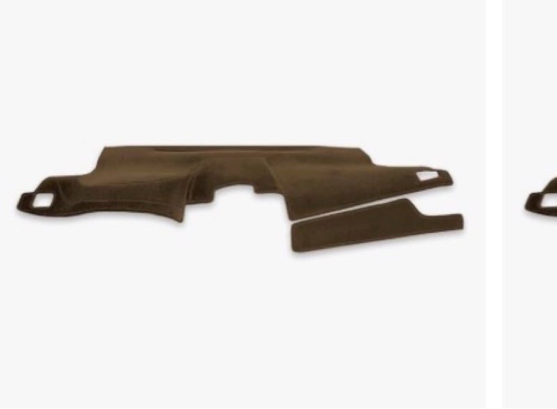 coverking custom fit dashcovers for select gmc models - velour(tan)