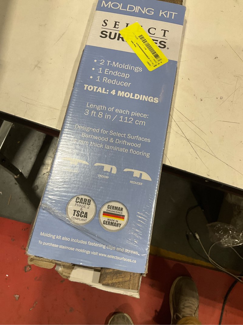 Condition photo showing As Is for select surfaces barnwood molding kit