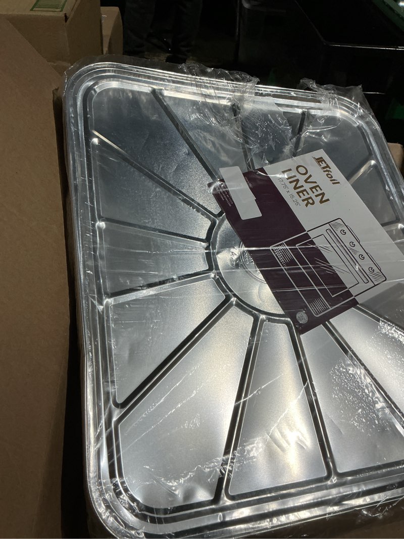 Condition photo showing Good Condition for PLASTICPRO Disposable Foil oven liner Reusable Oven Drip Pan - Tray for Cooking and Baking Pack of 10