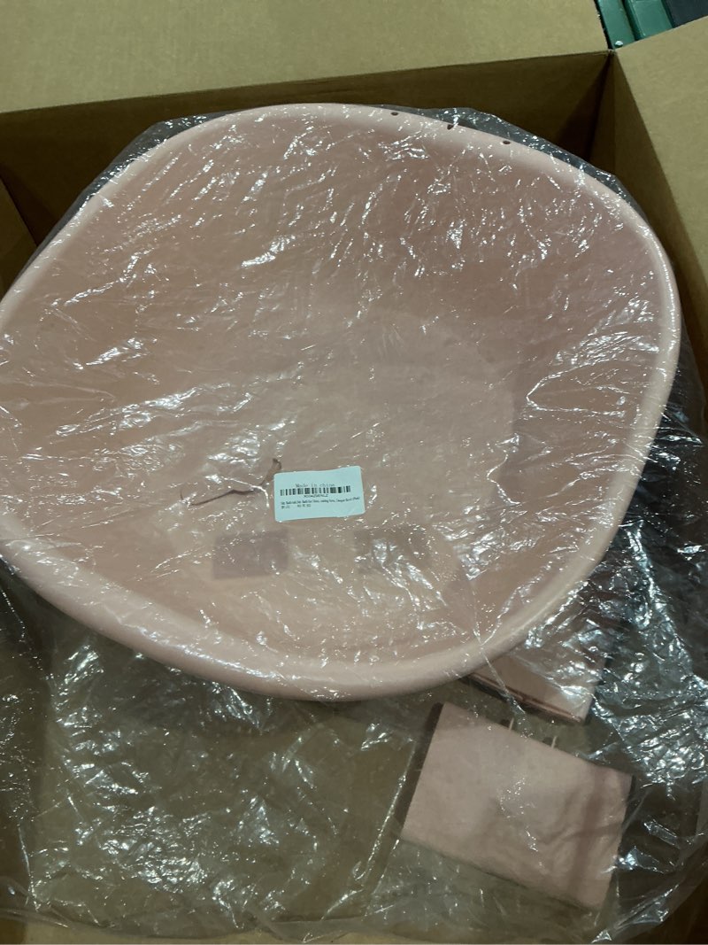 Condition photo showing Good Condition for sitz bath tub,sitz bath for hemorrhoids,sits bath kit for women men,wider seating area, deeper bowl (pink)