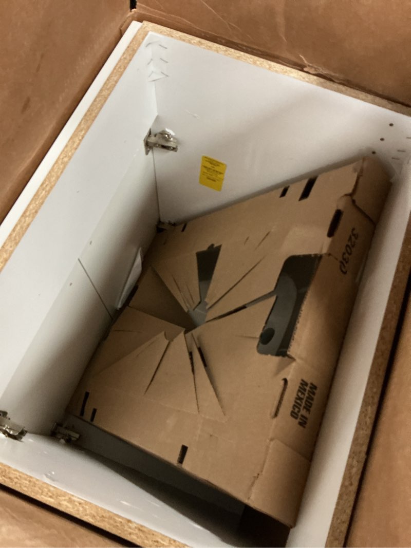 Condition photo showing As Is for Project Source Single Sink Bathroom Vanity