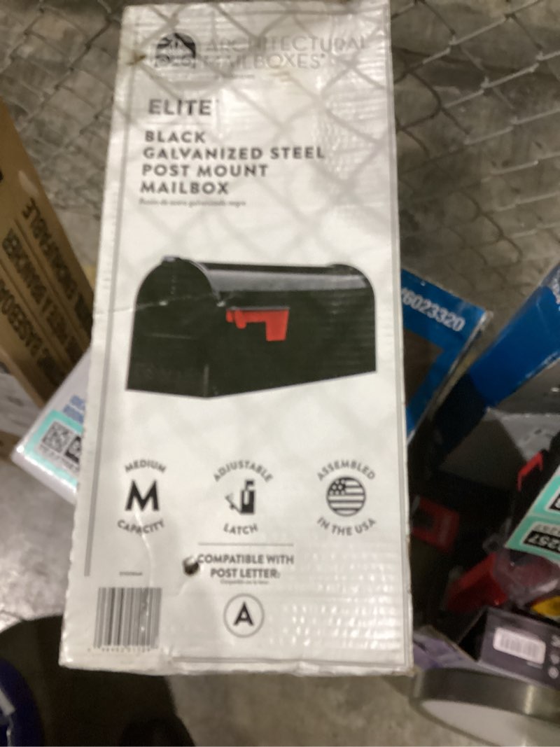 Condition photo showing As Is for Gibraltar Mailboxes Elite E1100B00 Mailbox 800 cu-in Capacity Galvanized Steel Powder-Coated