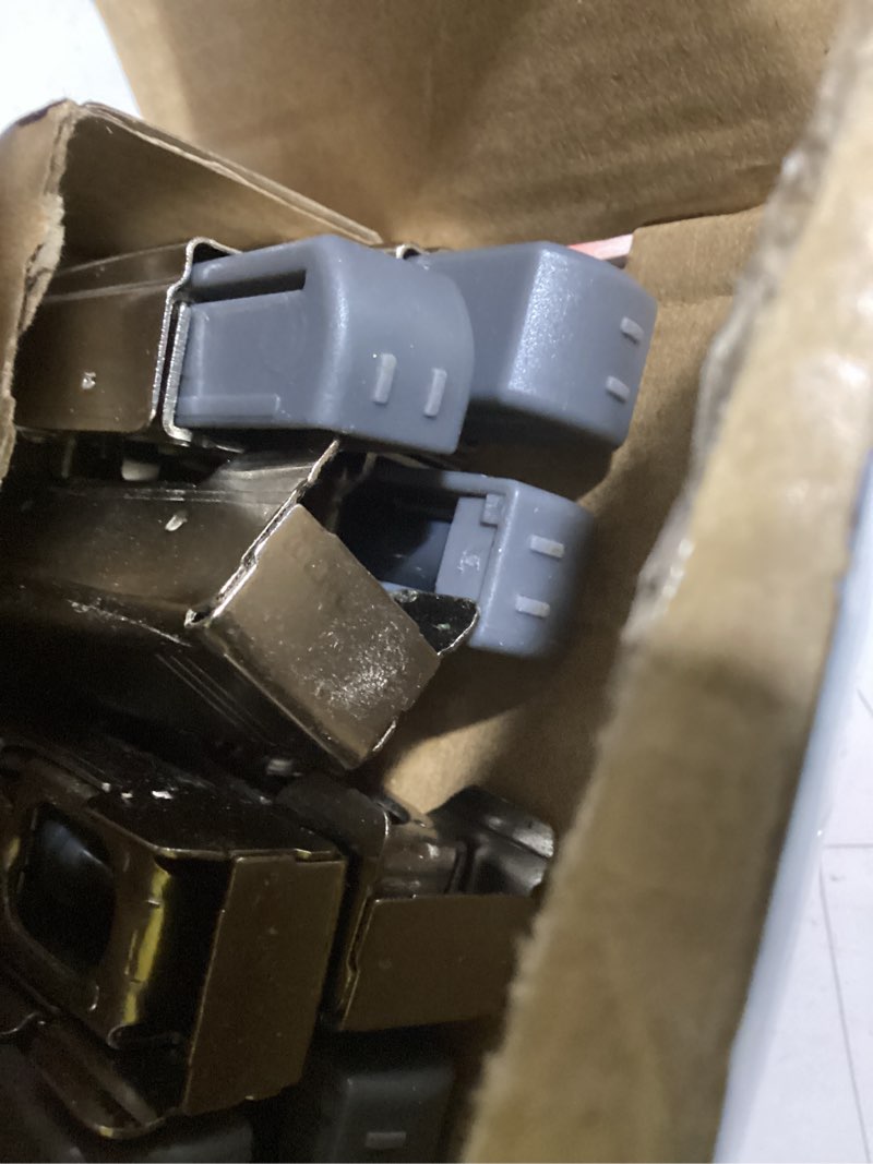 Condition photo showing Good Condition for Onemake 10 Pack Soft Close Motion Damper Mechanism for Full Overlay Hinges, Smooth Slow Straight-Arm, Clip Top Retrofitting Attachment, Cabinet Door Concealed Replacement Hardware Accessories