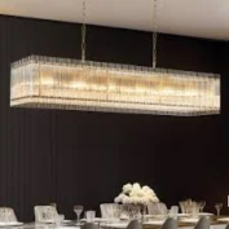 Light Dimmable Square / Rectangle Chandelier
