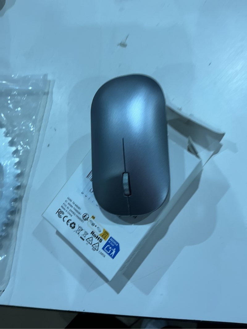 Condition photo showing Good Condition for tecknet bluetooth mouse for macbook, type-c rechargeable mouse | (bt5.0/3.0 & usb) connection, 800mah battery-90 days usage, silent click, slim portable mouse for macbook/ipad/laptop/pc silver