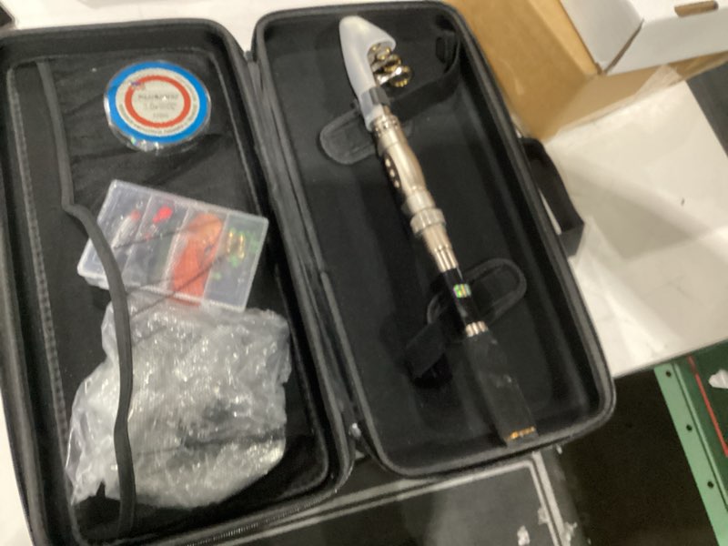 Condition photo showing Good Condition for PLUSINNO Fishing Rod and Reel Combos Carbon Fiber Telescopic Fishing Rod with Reel Combo Sea Saltwater Freshwater Kit Fishing Rod Kit (Full Kit with Carrier Case, 2.7M 8.86FT)