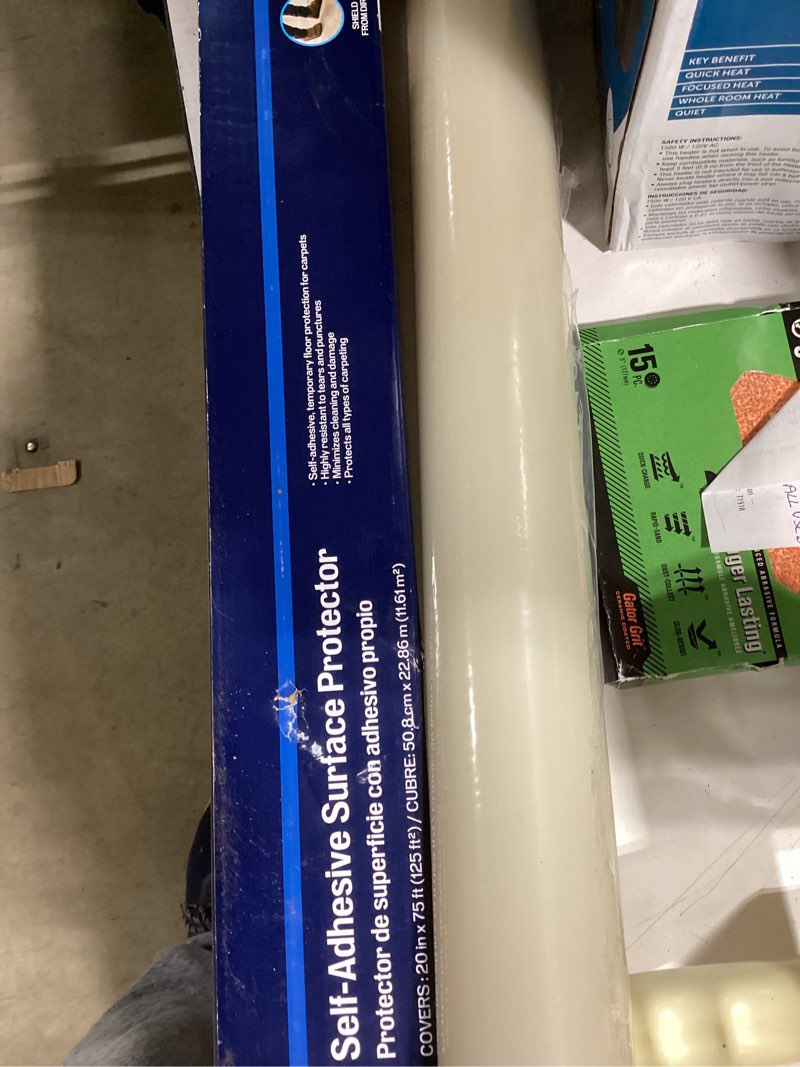 Condition photo showing Good Condition for project source 1.66-ft x 75-ft clear 2.499-mil light-duty plastic sheeting