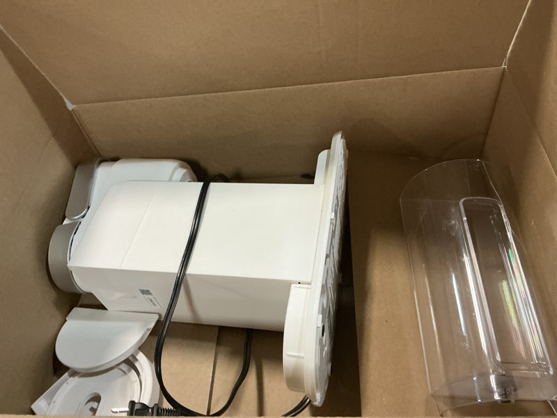 Condition photo showing As Is for Keurig K-Iced Coffee Maker, Single Serve K-Cup Pod Iced Coffee Maker, With Hot and Cold Coffee Capabilities, Brews Any K-Cup Pod, White