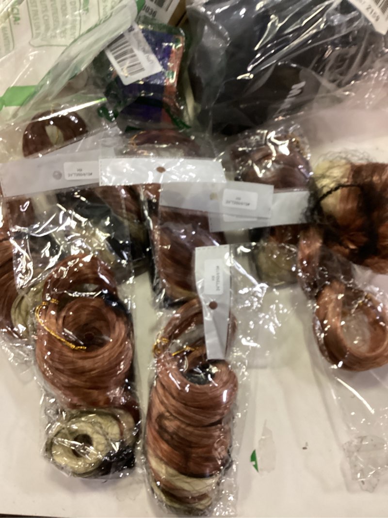 Condition photo showing As Is for Mtmei hair French Curly Braiding Hair for Box Braids 8 Packs 18 Inch 100G/Pack Loose Wave Braiding Hair Crochet Spanish Curly Spiral Synthetic Hair Extensions for Women P27/30/613 (18 Inch,8 Packs) (similar item)