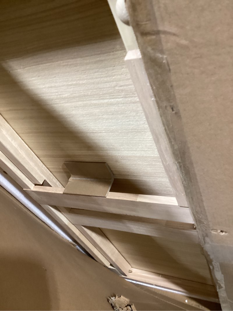 Condition photo showing New/Like New for TEAKMAMA Puzzle Table 27.6" Tall 1500 Piece Puzzle Board with Drawers, 34.2" x 26.3" Adjustable 5-Tilting-Angle Jigsaw Table with Legs, Jigsaw Board for Adults, Nature