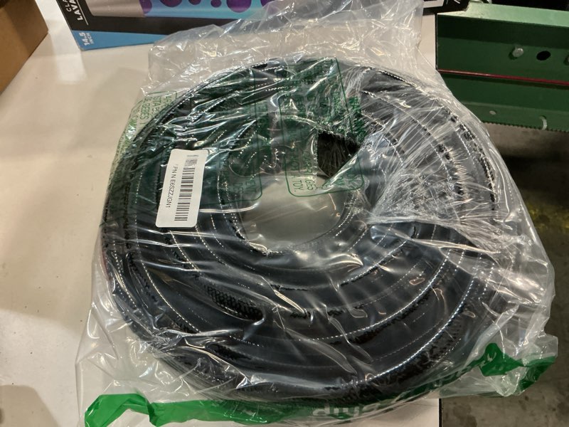 Condition photo showing New/Like New for 1/2 inch irrigation tubing, 50ft drip irrigation tubing for garden, flexible poly drip irrigation hose for raised beds, greenhouse, lawn, yard watering system