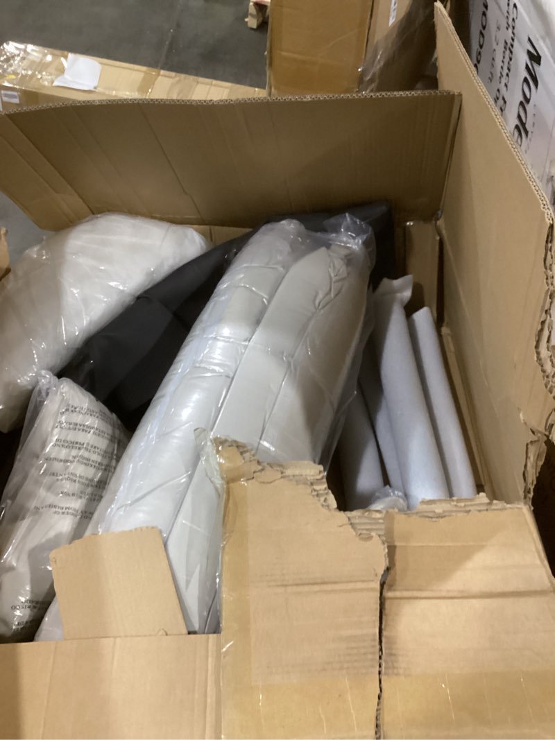 Condition photo showing As Is for Double Egg Chair with Stand Hammock Swing Chair Foldable Hanging Loveseat, UV Resistant Removable Cushions, 700LBS Capacity for Bedroom, Balcony, Garden(BK-BE)