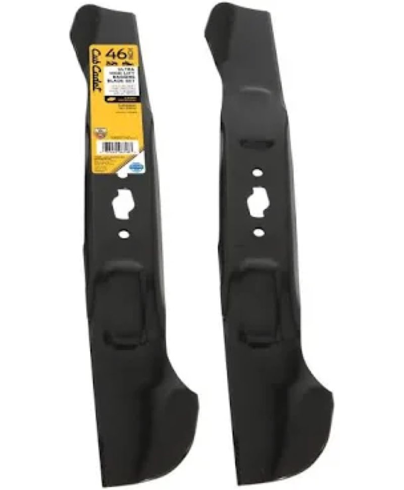 grasscool 742p05510 s shaped hole blades for cub cadet 46 inch mower enduro xt1 lt46 xt1-46 zero tur