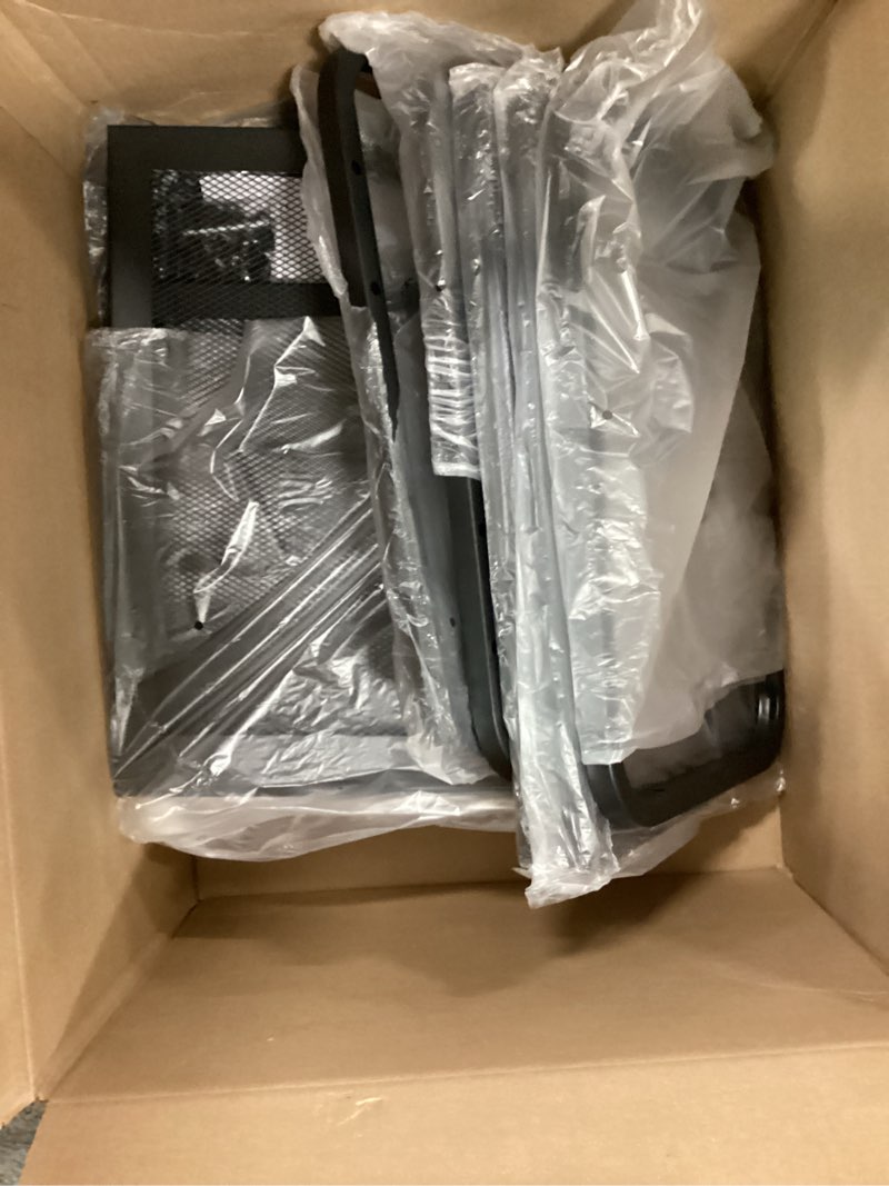 Condition photo showing As Is for SNTD Shoe Rack - Expandable Shoe Organizer for Closet, Adjustable Metal Shoe Shelf Storage, Stackable Long Shoe Stand Holder for Garage, Entryway, Door Entrance (Black, 2-Tier) Black 2-Tier