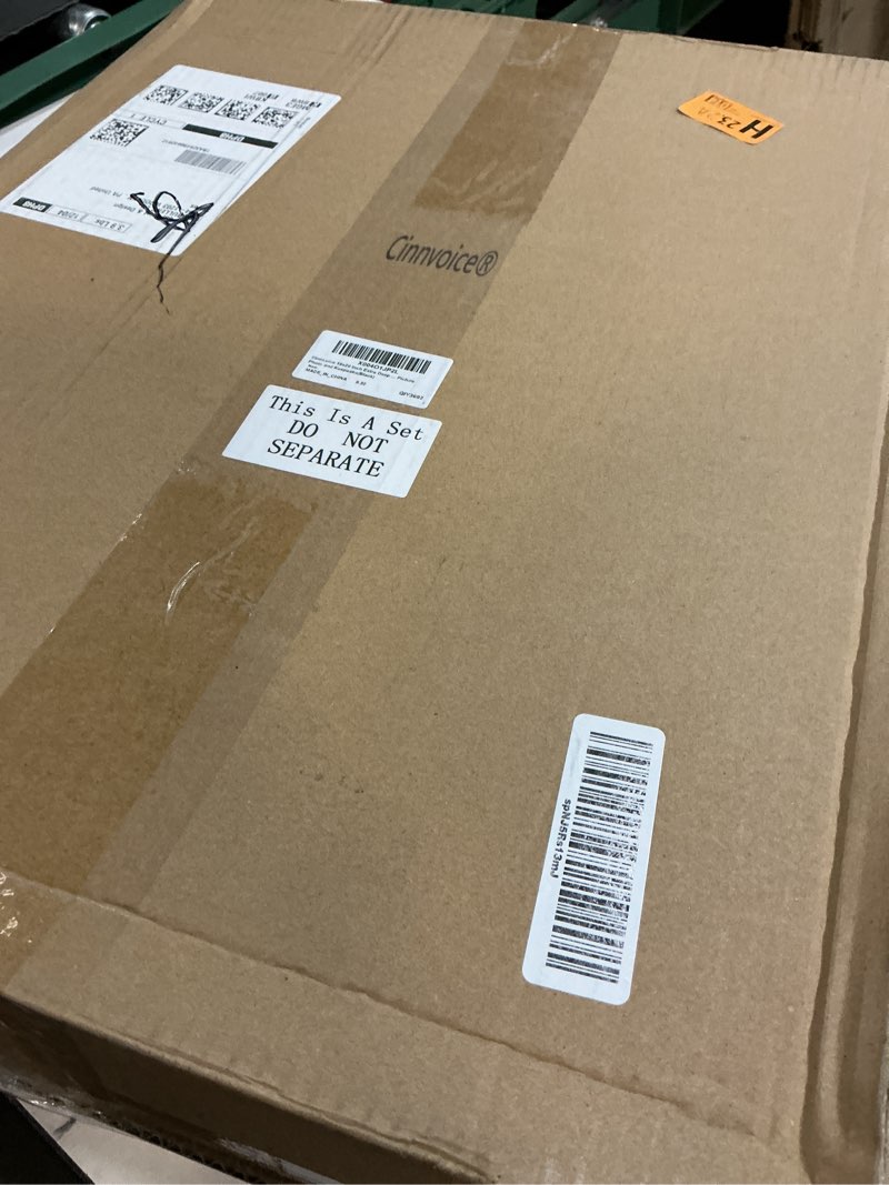 Condition photo showing Good Condition for 16x20 Inch Extra Deep Shadow Box Frame Depth 4.7in Shadow Boxes Display Cases with Cork Board Backing Rustic Burnt Wood Box for Flowers Bouquet Wedding Picture Photo and Keepsake(Black) Black 16x20 Inch