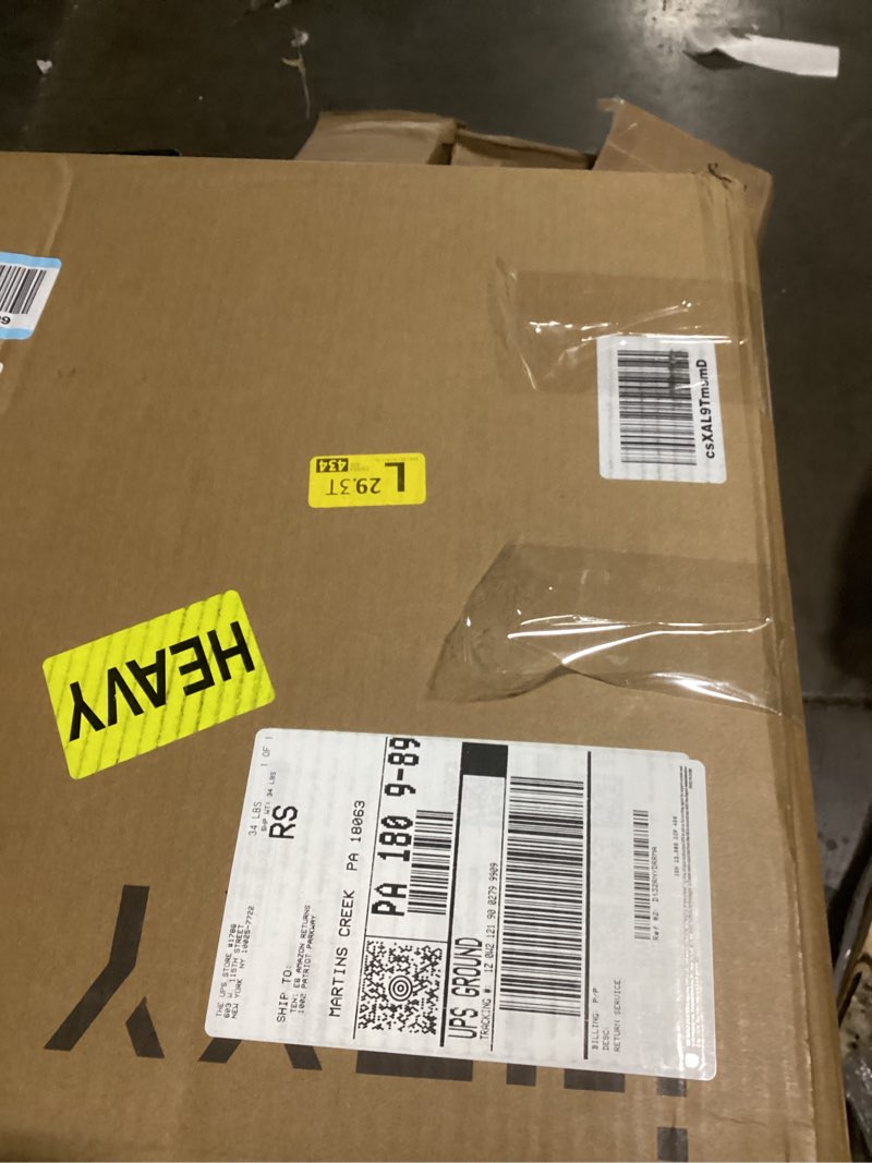 Condition photo showing New/Like New for IOTXY 3-Tier Rotating Bookshelf Tower - Beech Wood Frame Spinning Bookcase with Storage Base, Compac