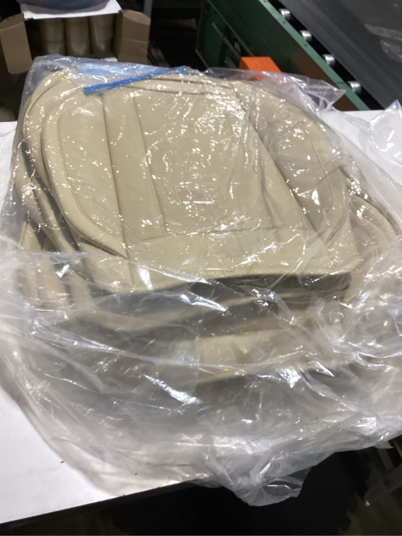 Condition photo showing Good Condition for munirater 4pcs tan seat cover leather lean back bottom and top driver & passenger replacement for 2008-2012 accord sedan 4-door