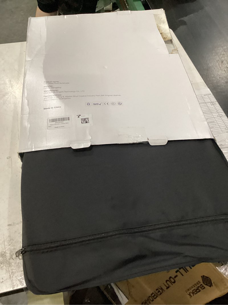 Condition photo showing New/Like New for wigoo tesla cybertruck sunshade roof [never sag, nano ice-crystal coatings] 3rd-gen heat insulation glass roof sun shade, accessories for tesla cybertruck 2023~2026, tesla interior black black cybertruck