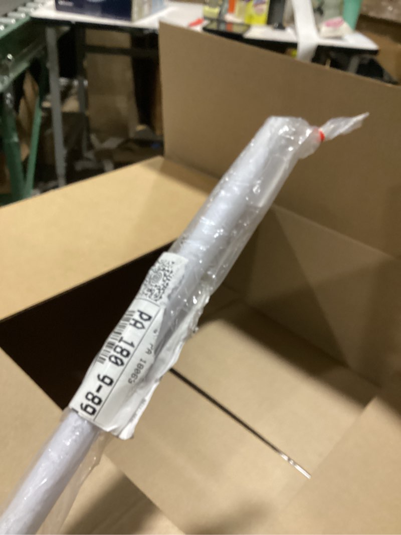 jenacor plastic shower rod cover | 1 inch diameter x 58 inches long | white
