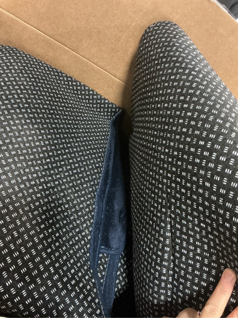 Condition photo showing Good Condition for Large Area Rugs for Bedroom Living Room - 8x10 Feet Ultra Soft Navy Blue Rug Thickened with Memory-Foam, Solid Modern Minimalist Carpets for Home Decor, Non-Slip and Comfy Nursery Room Rugs 8x10 Feet Navy Blue