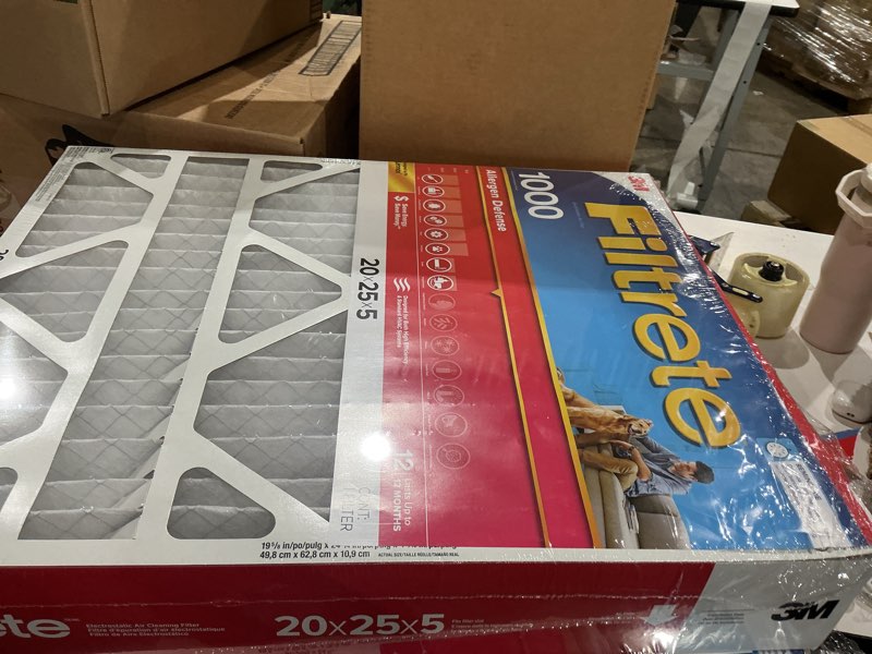 Condition photo showing Good Condition for new/sealed 3m filtrete 1000 filter | 20x25x5 | up to 12 months