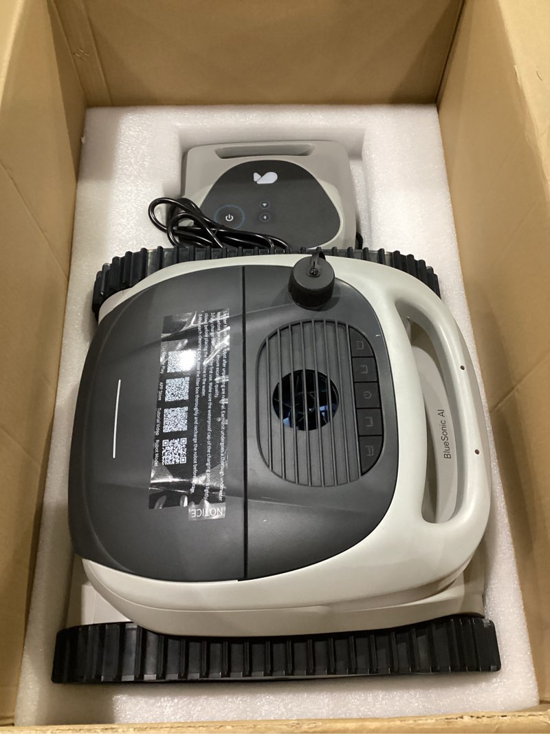 Condition photo showing Good Condition for (2026 new) bublue c20h gen2 pool vacuum for inground pools, corded & cordless hybrid pool cleaner robot with smart navigation, app control, clean floor/wall/shallow for pools up to 1615 sq.ft, gray