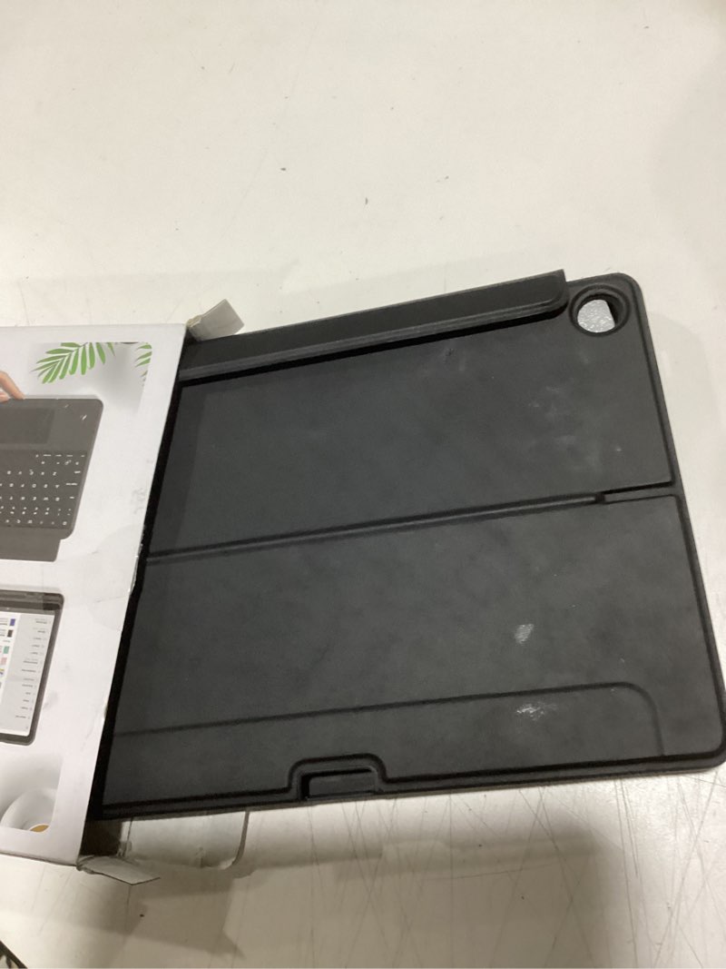 Condition photo showing Good Condition for juqitech trackpad keyboard case for samsung galaxy tab a11+ 2025 a9+ 2023 11 inch, tablet protective soft case kickstand portrait magnetic detachable wireless backlit keyboard for a11 plus a9 plus 11" a9+a11+ black a9+a11+