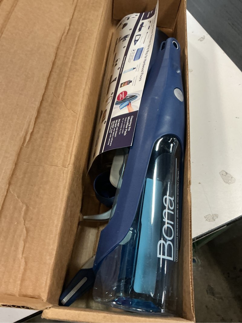 Condition photo showing As Is for Bona Hardwood Floor Premium Spray Mop - Includes Wood Floor Cleaning Concentrate and Machine Washable Microfiber Cleaning Pad - Dual Zone Cleaning Design for Faster Cleanup Hardwood - Concentrate