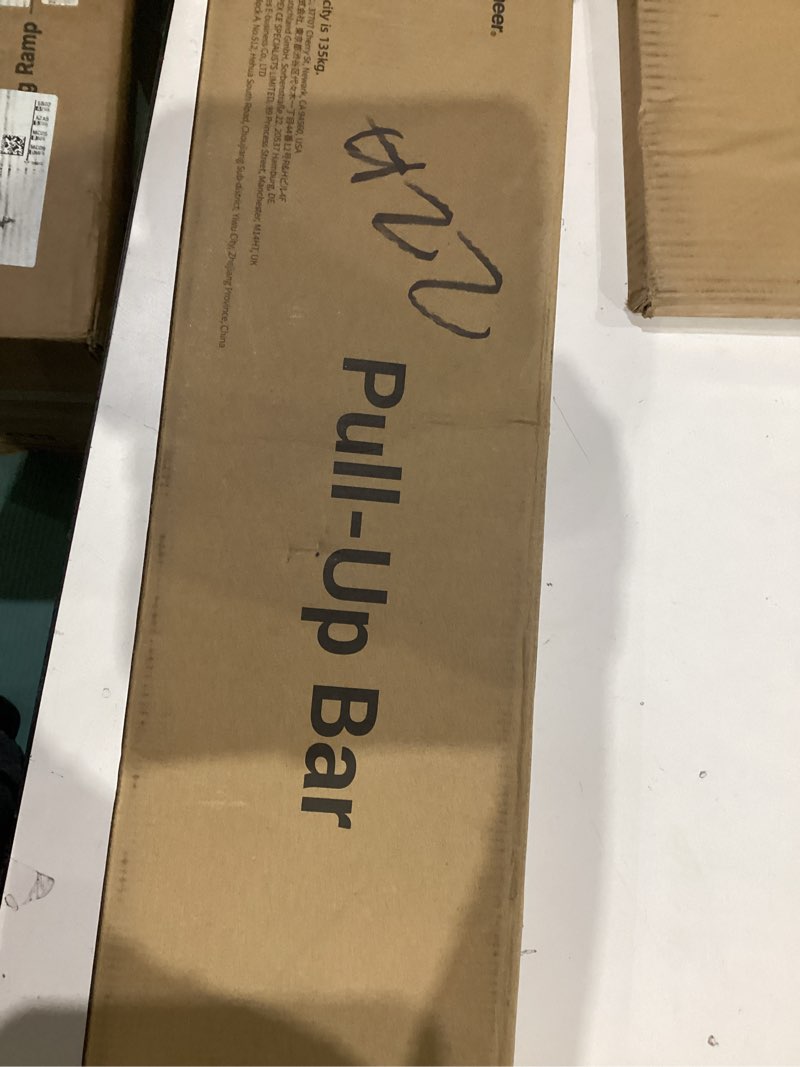 Condition photo showing New/Like New for Sportneer Pull Up Bar: Strength Training Chin up Bar No Screws - Adjustable 29.5''-37''(75-94cm) Width Locking Mechanism Pull up Bar for Doorway - Max Load 440lbs for Home Gym Upper Body Workout, Non-slip