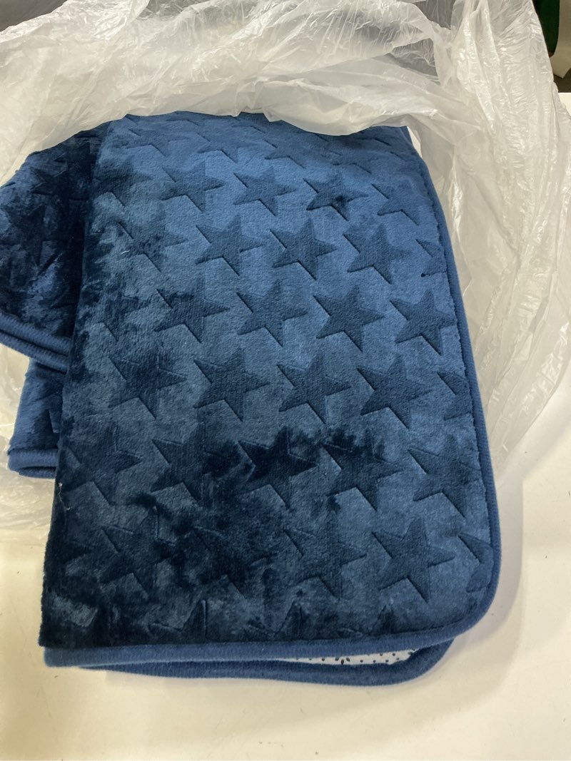 Condition photo showing Good Condition for drydiet 3 pcs patriotic bathroom rugs set 4th of july bath mat soft absorbent u-shaped contour toilet rug non-slip quick dry blue star carpets for memorial day independence day bathroom decor
