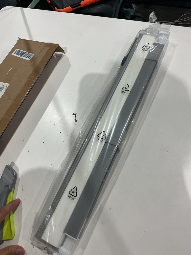 Condition photo showing Good Condition for lazblinds cordless cellular shades, no tools no drill light filtering honeycomb shades pleated blinds for windows, 22'' w x 64'' h, dovy grey light filtering-dove grey 22'' w × 64'' h