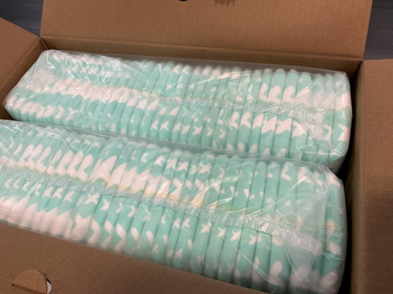 Condition photo showing New/Like New for rascals premium absorbent baby diapers size 4, 72 count