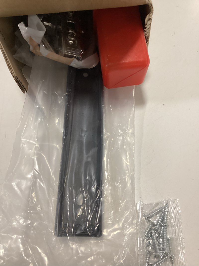 Condition photo showing Good Condition for KV 8071 Pocket/Flipper Door Slide, 18 Inch Length, Hinges and Mounting Plates Sold Separately, Pair, Ebony Black