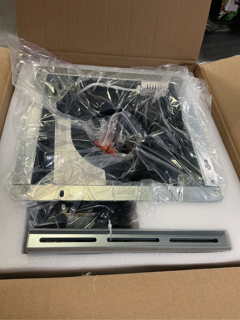 Condition photo showing Good Condition for Bathroom Fan with Light and Humidity Sensor: 26W Ceiling Mount Ventilation Fan and LED Light Combo for Bathroom and Home, 100CFM, 5CCT Seletable, Dimmable & Wet Rated, ETL Certified With Light & Humidity Sensor