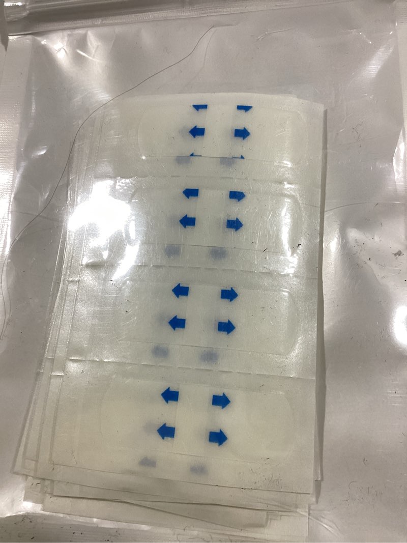 Condition photo showing As Is for 100PCS Face Tape Lifting Invisible, Neck Lift Tape Invisible, Waterproof Neck Lifting Tape, Facelift Tape for Face for Sagging Skin, Double Chin, Wrinkles