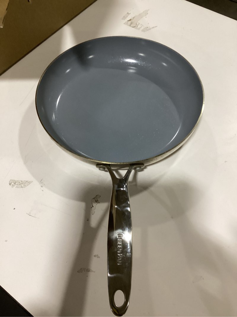 Condition photo showing As Is for **AS IS ** GreenPan Valencia Pro Hard Anodized Healthy Ceramic Nonstick 11\" Frying Pan Skillet, PFAS-Free, Induction, Dishwasher Safe, Oven Safe, Gray