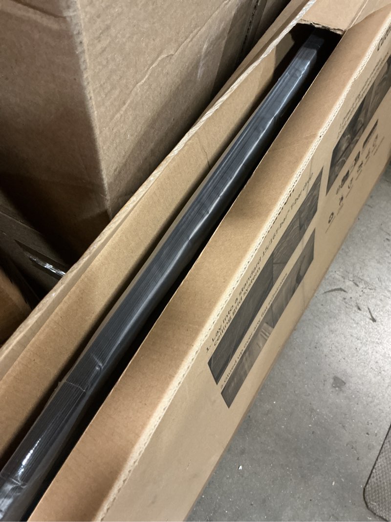 Condition photo showing Good Condition for art3d 12-pack drop ceiling tiles 2x4 ft, pvc decorative ceiling covering panels for basement kitchen bathroom, 24x48 inch, cover 96 sq. ft, smooth black smooth black 24x48 inch