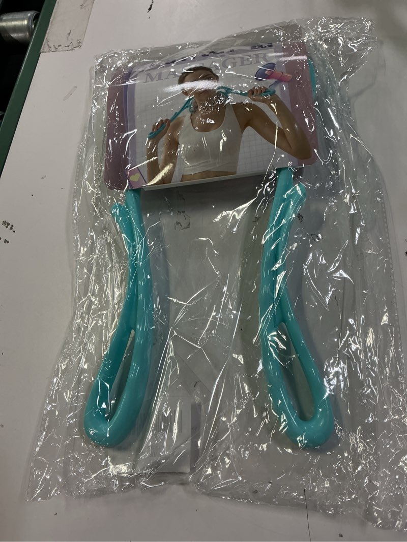 Condition photo showing New/Like New for HaSeftni Trigger Point Roller Massager Tool with 6 Balls for Pain Relief deep Tissue Handheld Suitable for Legs Waist Neck and Shoulder Massage Relaxer (Blue)