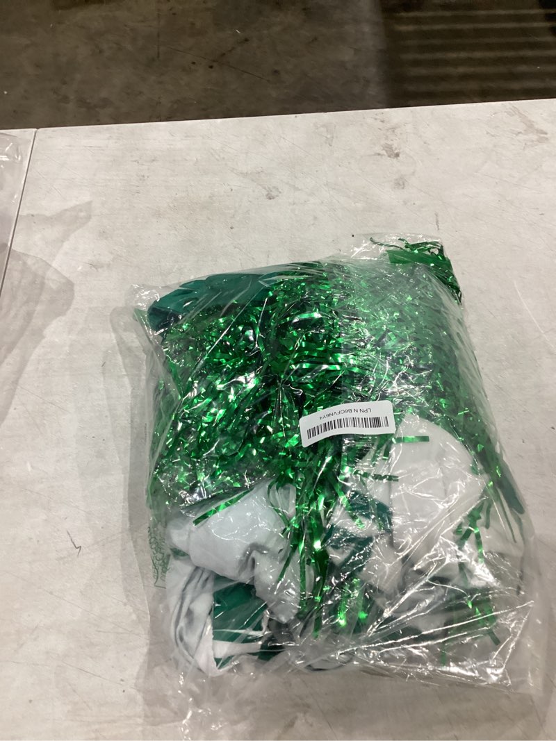 Condition photo showing Good Condition for satinior 4 pcs cheerleader costumes for women adults cheer uniform outfit for 2025 halloween dark green x-large