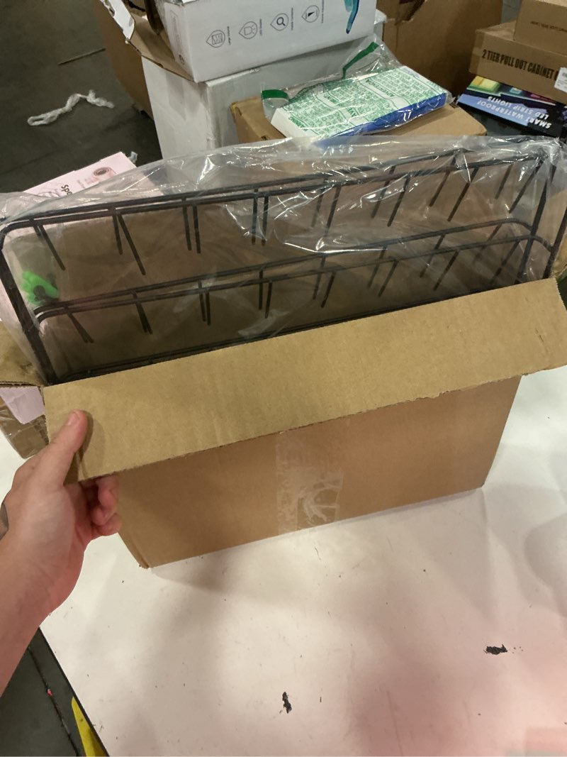 Condition photo showing New/Like New for tosnail 2 pack 32 spools metal thread holder, large racks, wall mount storage organizer for sewing, braiding, embroidery and jewelry