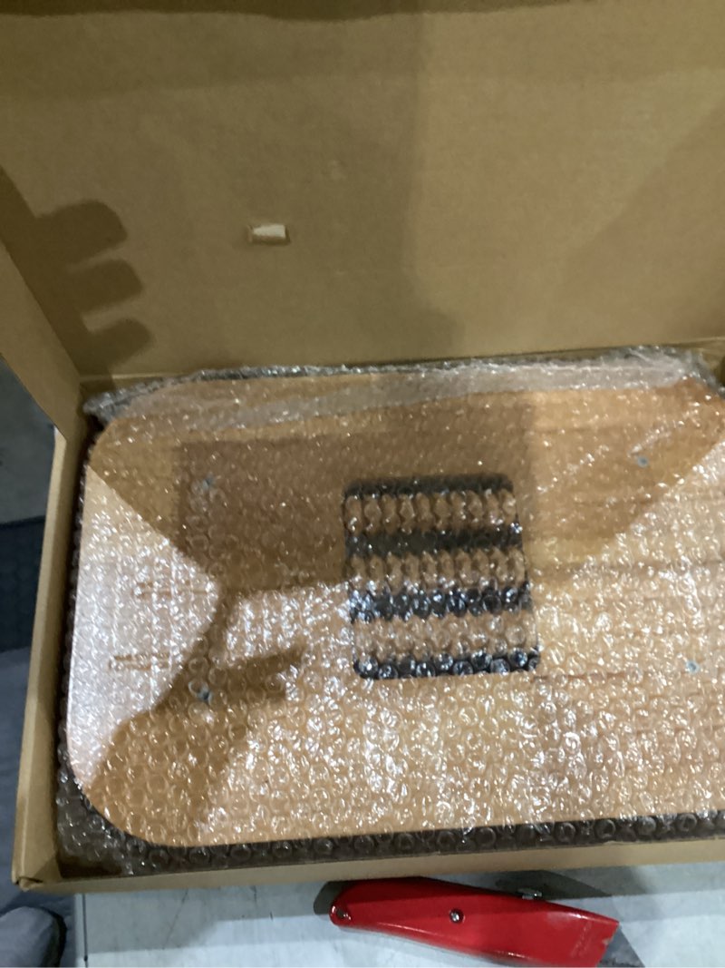 Condition photo showing New/Like New for Foot Rest for Under Desk at Work, Ergonomic Wood Foot Stool with Roller Massager for Enhanced Circulation & Comfort - Pain Relief for Home Office Work