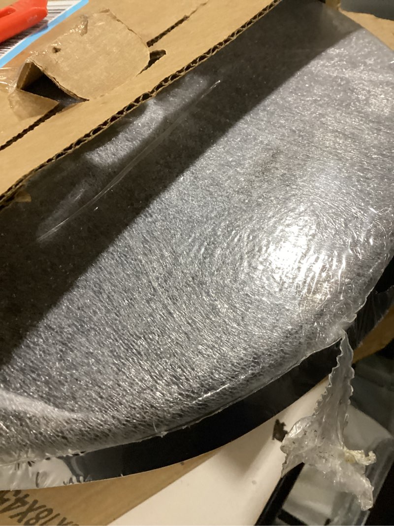 Condition photo showing Good Condition for Centoco Black Toilet Seat Elongated, Toilet Seat Cover, Closed Front with Cover, Residential, Top Mount Plastic Hinge, Plastic, Made in the USA, 600-407 Closed Front / Made in the USA Elongated Black