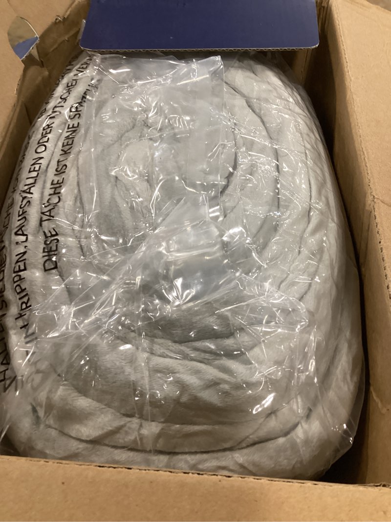 Condition photo showing New/Like New for BEDELITE Fleece King Comforter Set -Super Soft & Warm Fluffy Light Grey Bedding, Luxury Fuzzy Heavy Bed Set for Winter with 2 Pillow Cases Light Grey King